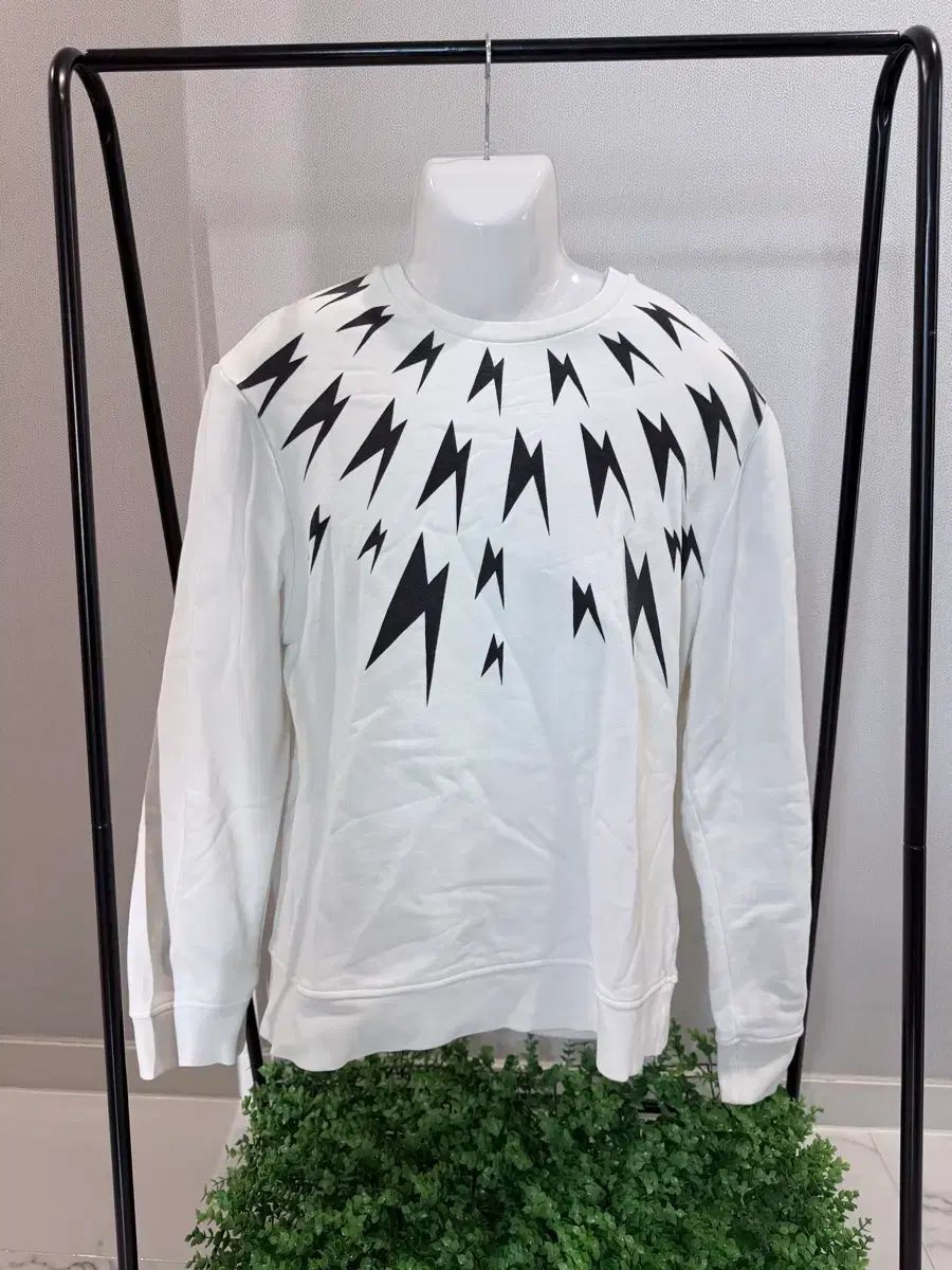 ブランド ニールバレット 雷プリンティング スウェット L