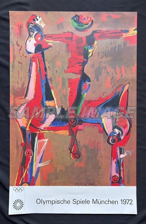 マリノ マリーニ ポスター ミュンヘンオリンピックポスター Marino Marini Open Edition 額縁無し