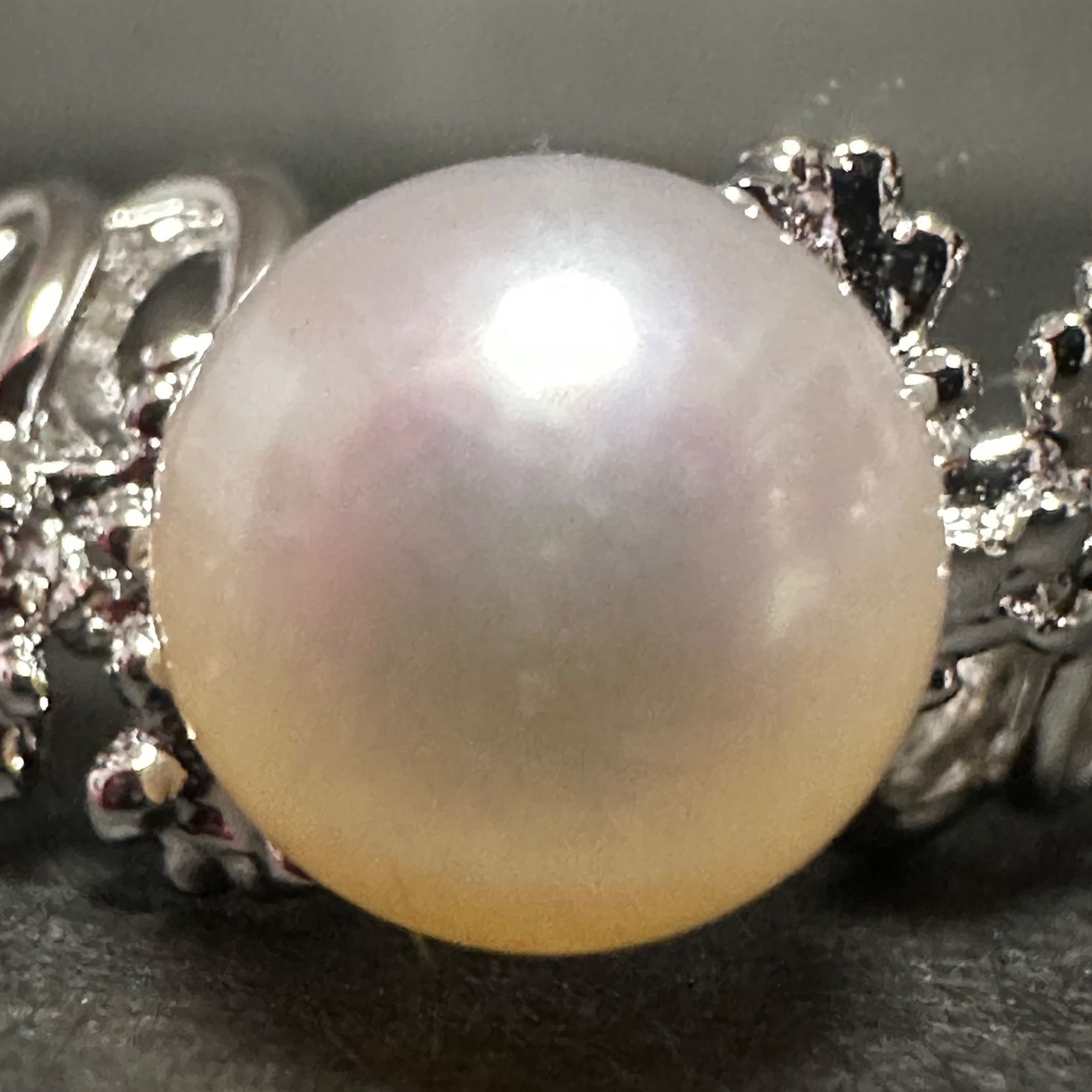 極美品 タサキ TASAKI 田崎 田崎真珠 指輪 リング 11.5号 SV パール約