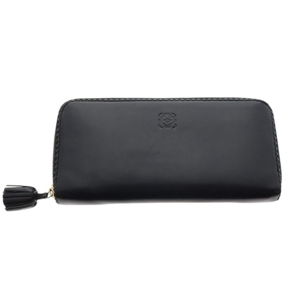 LOEWE（ロエベ） アナグラム ジッピーウォレット 長財布 ブラック