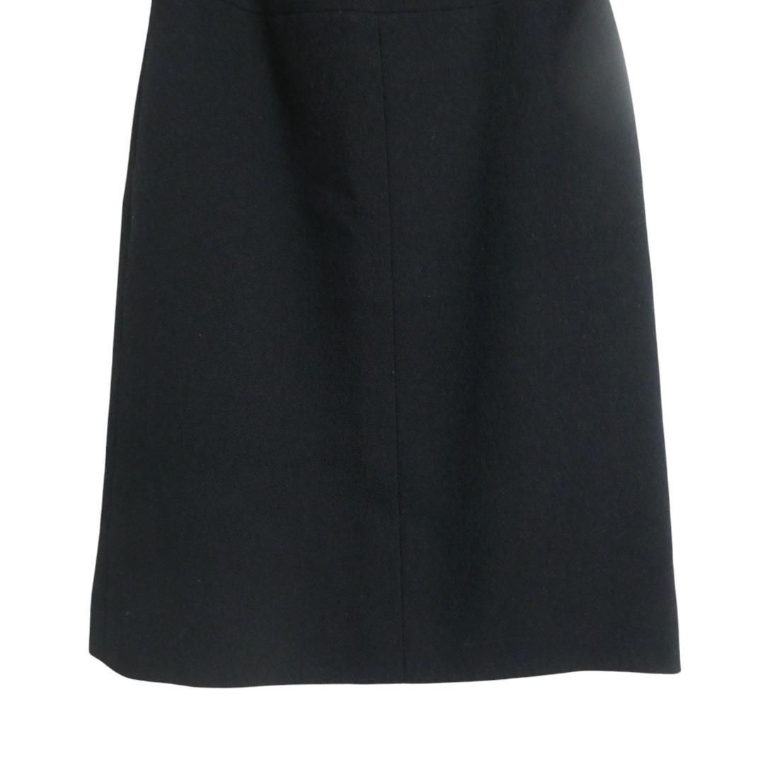 極美品 CHANEL シャネル サイズ36 ココマーク ウール 膝丈 タイト