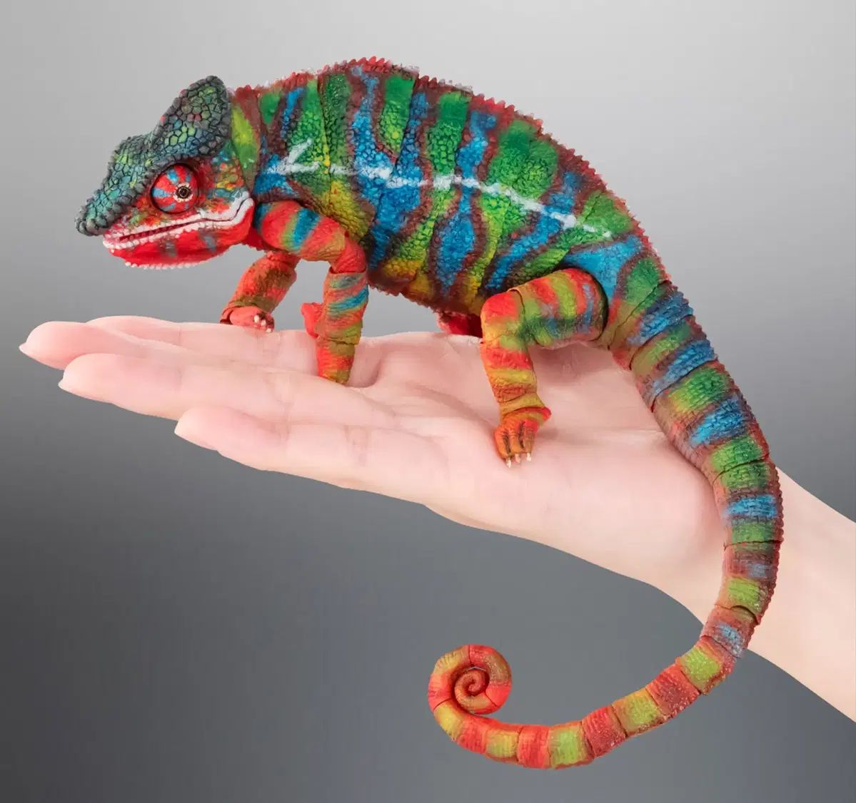 モデル ムバンダイ いきもの大図鑑 パンサーカメレオン アンビロビー豹