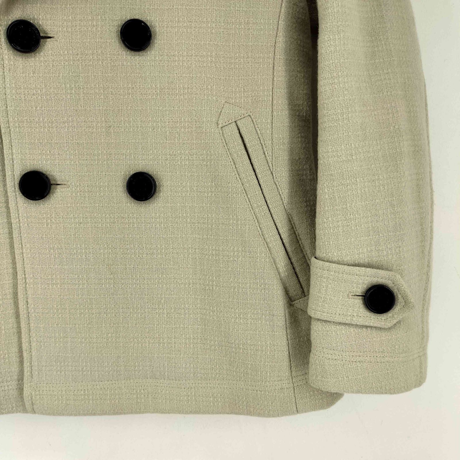 バーバリーブラックレーベル BURBERRY BLACK LABEL ウールピーコート