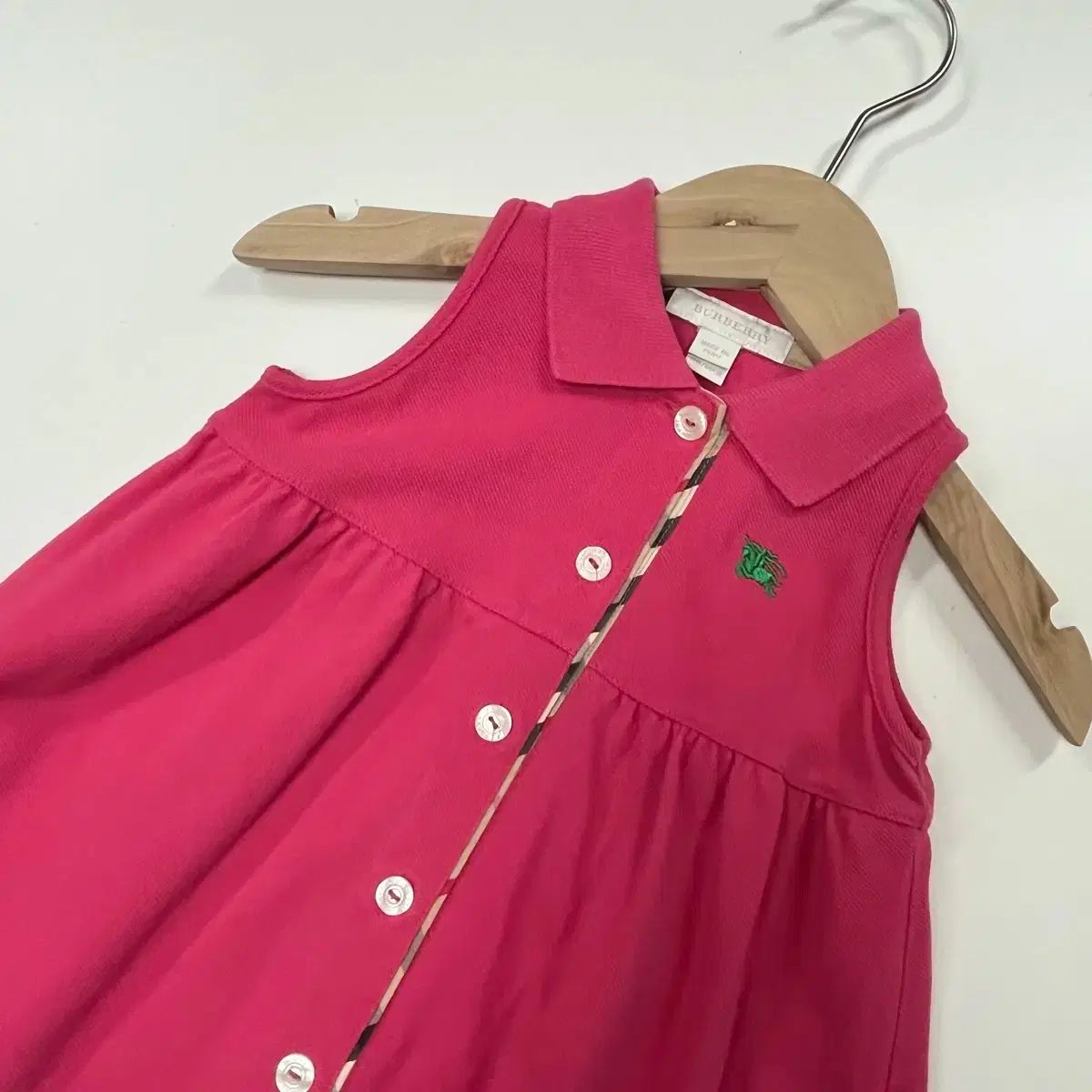 12m 80 バーバリー キッズ ノースリーブ ワンピース - メルカリ