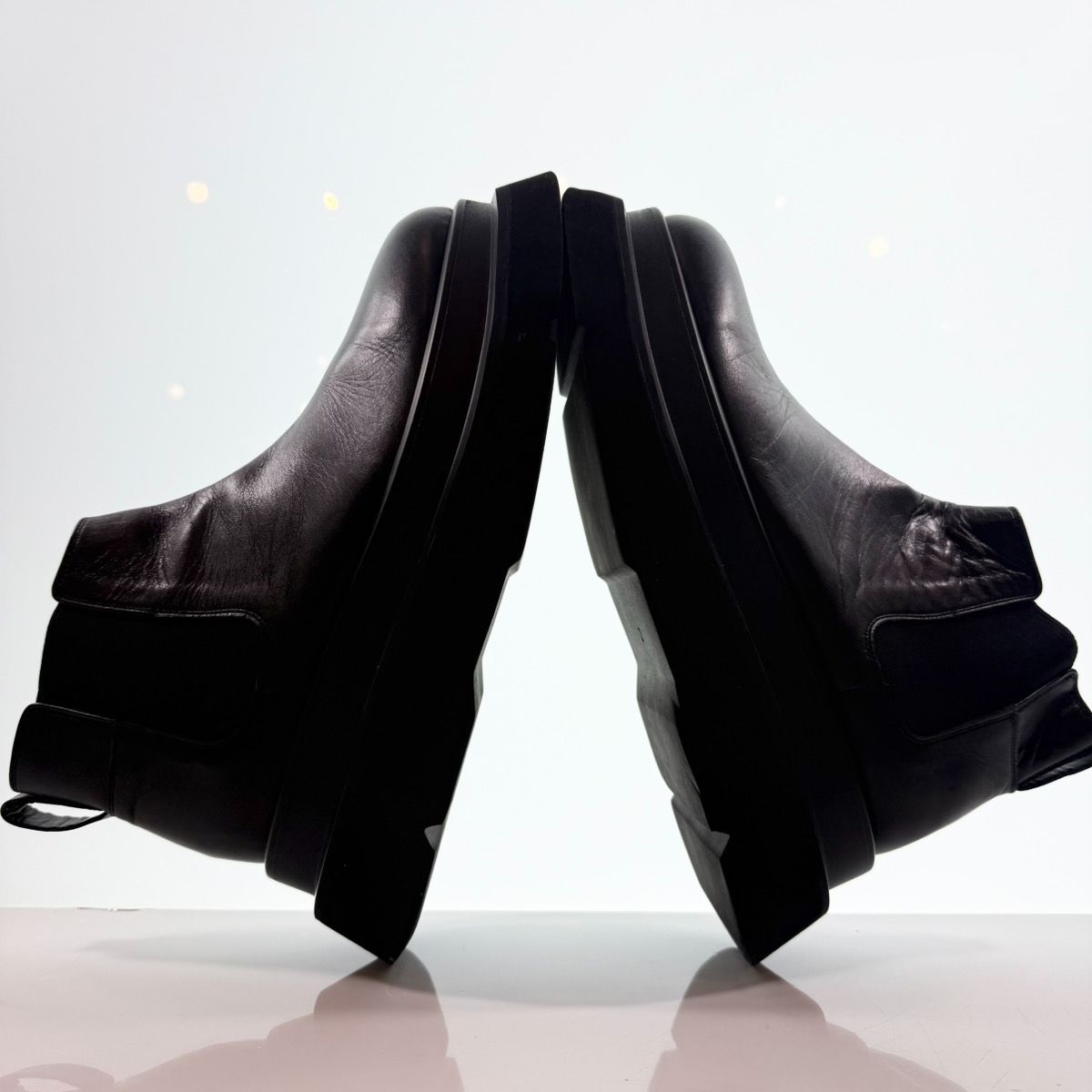  ユナイテッド トウキョウ UNITED TOKYO ダブルソールサイドゴアブーツ ブラック S 336 サイドゴアブーツ ブーツ 革靴