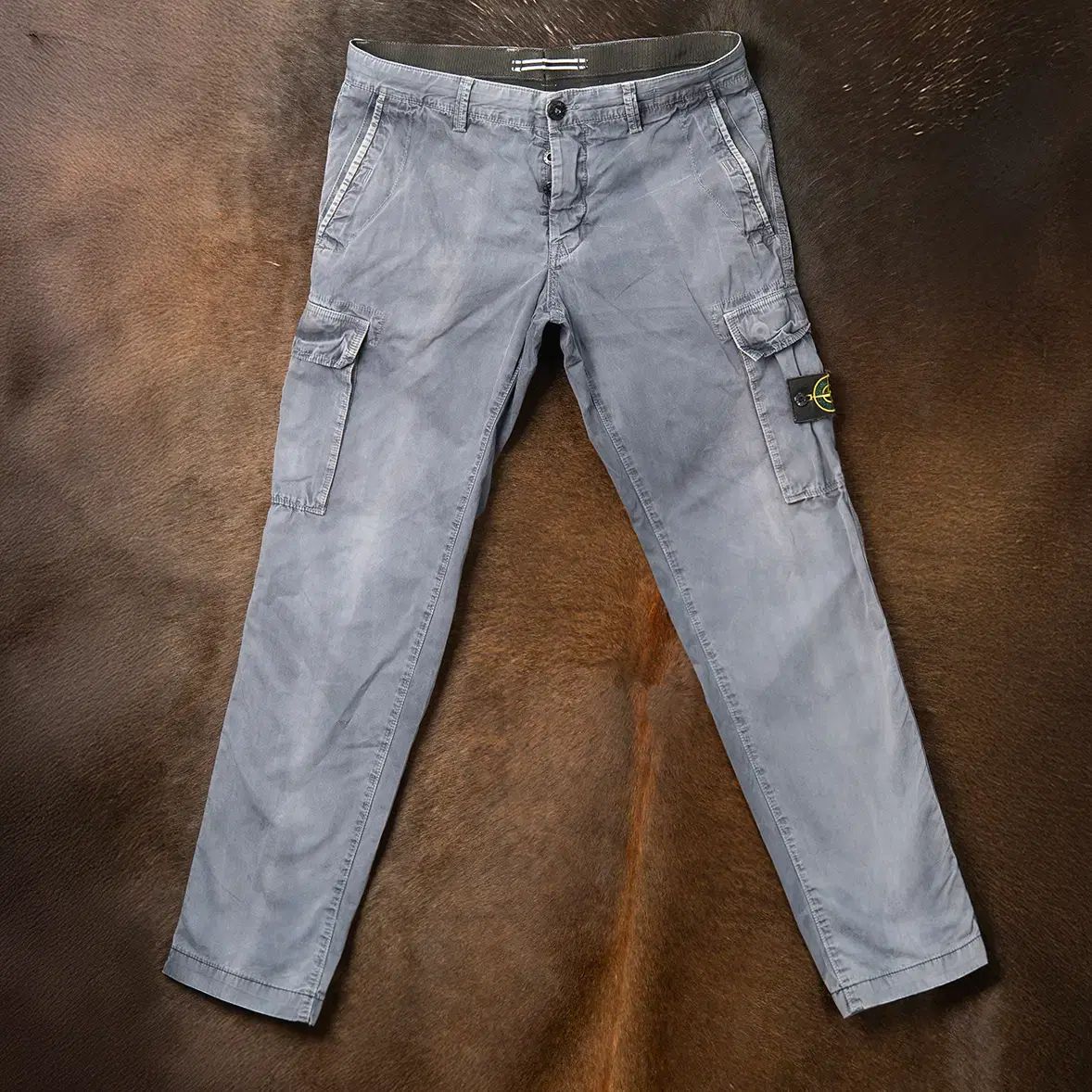 31 ストーンアイランド ウォッシュド ワッペン カーゴパンツ