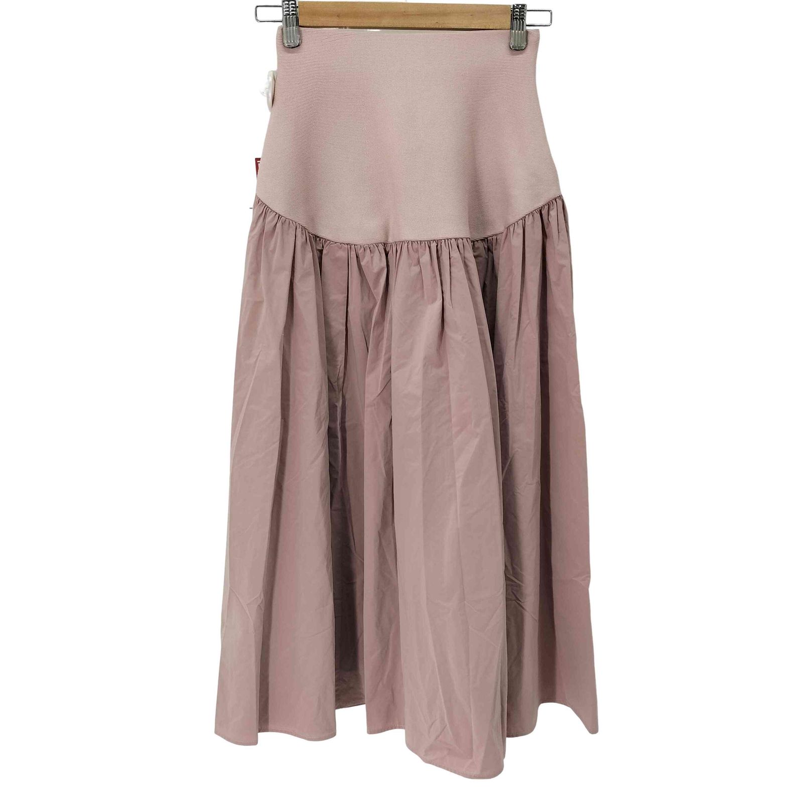 ジルスチュアート JILLSTUART ニットドッキングタフタスカート