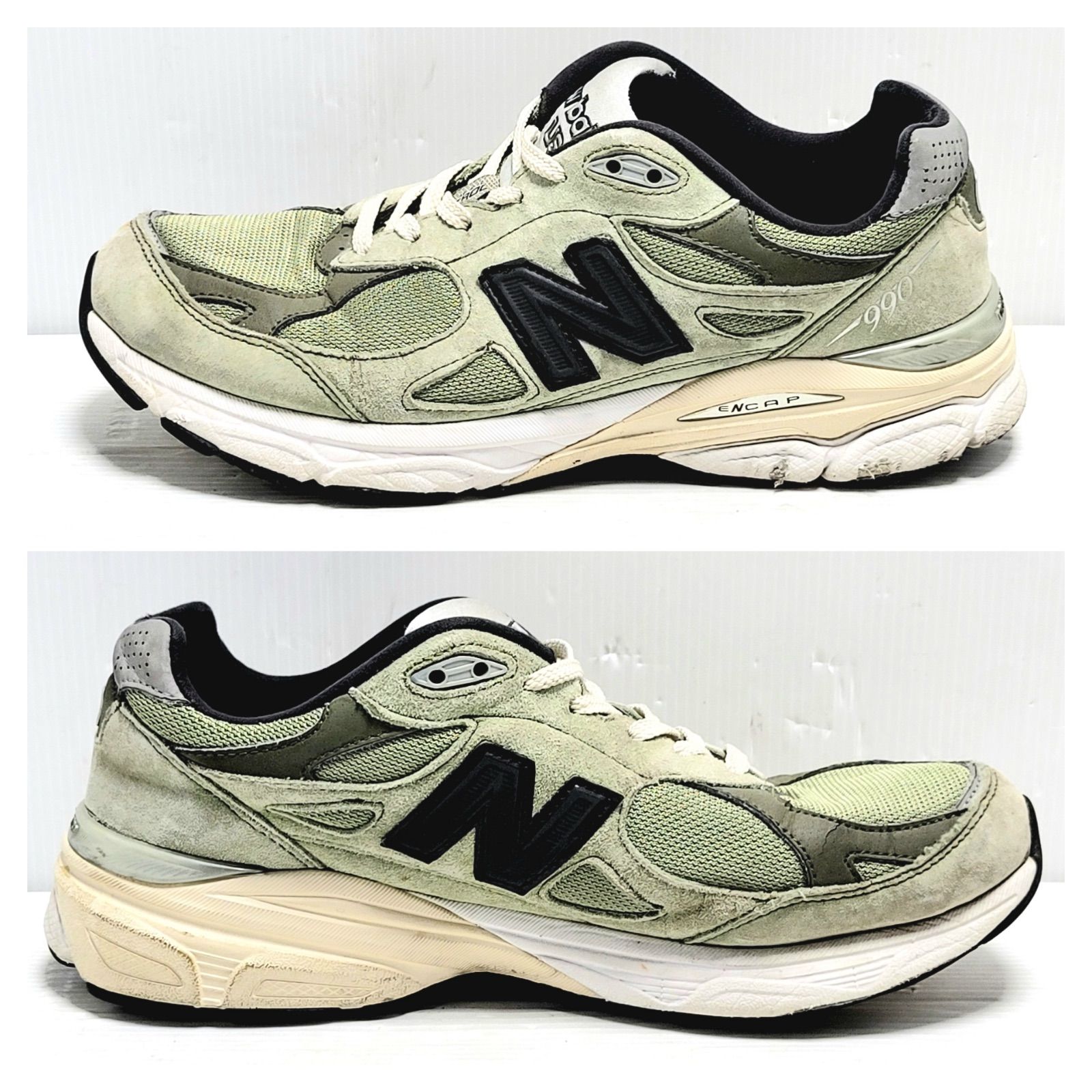 JJJJound × New Balance 990V3 ジョウンド ニューバランス グリーン 