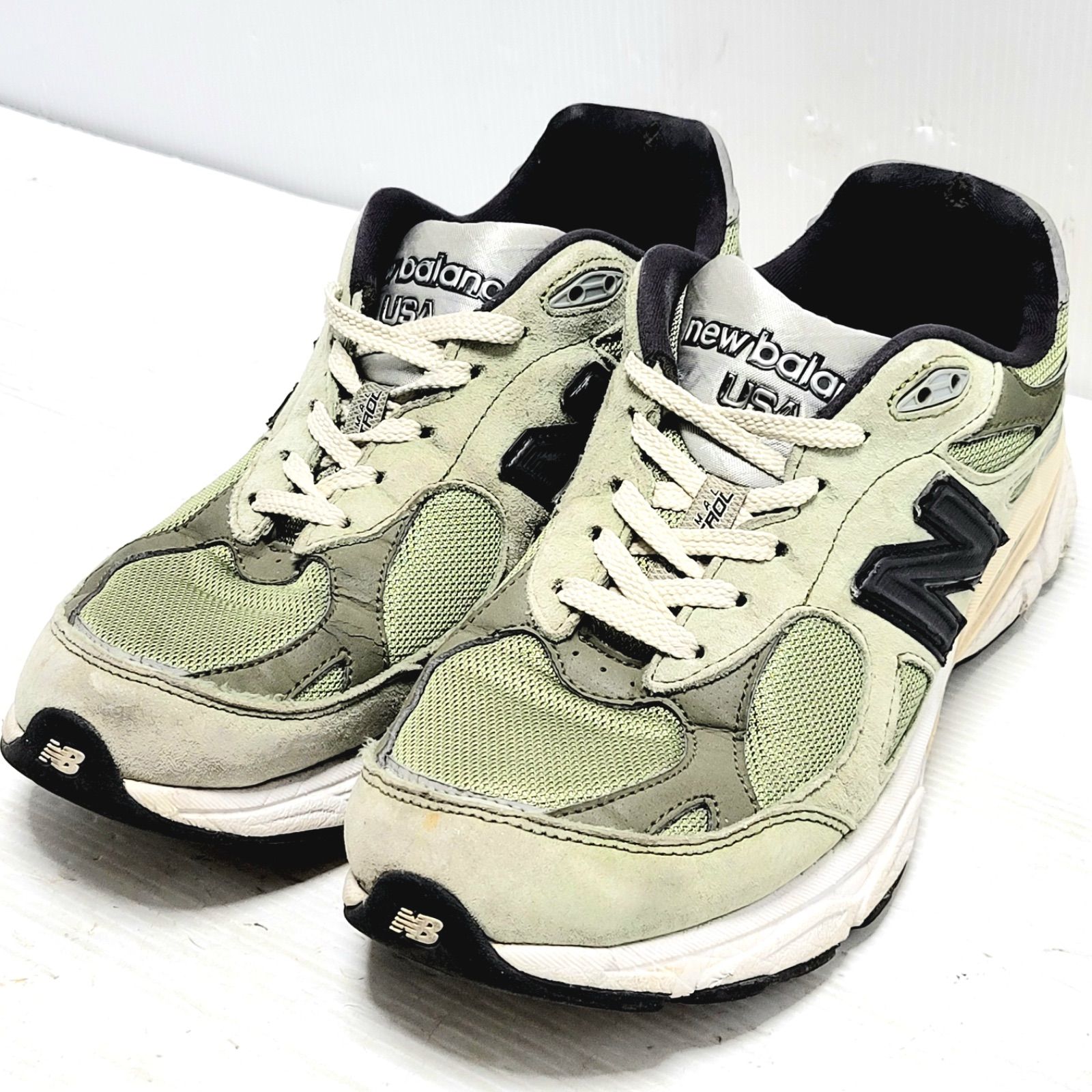 JJJJound × New Balance 990V3 ジョウンド ニューバランス グリーン 
