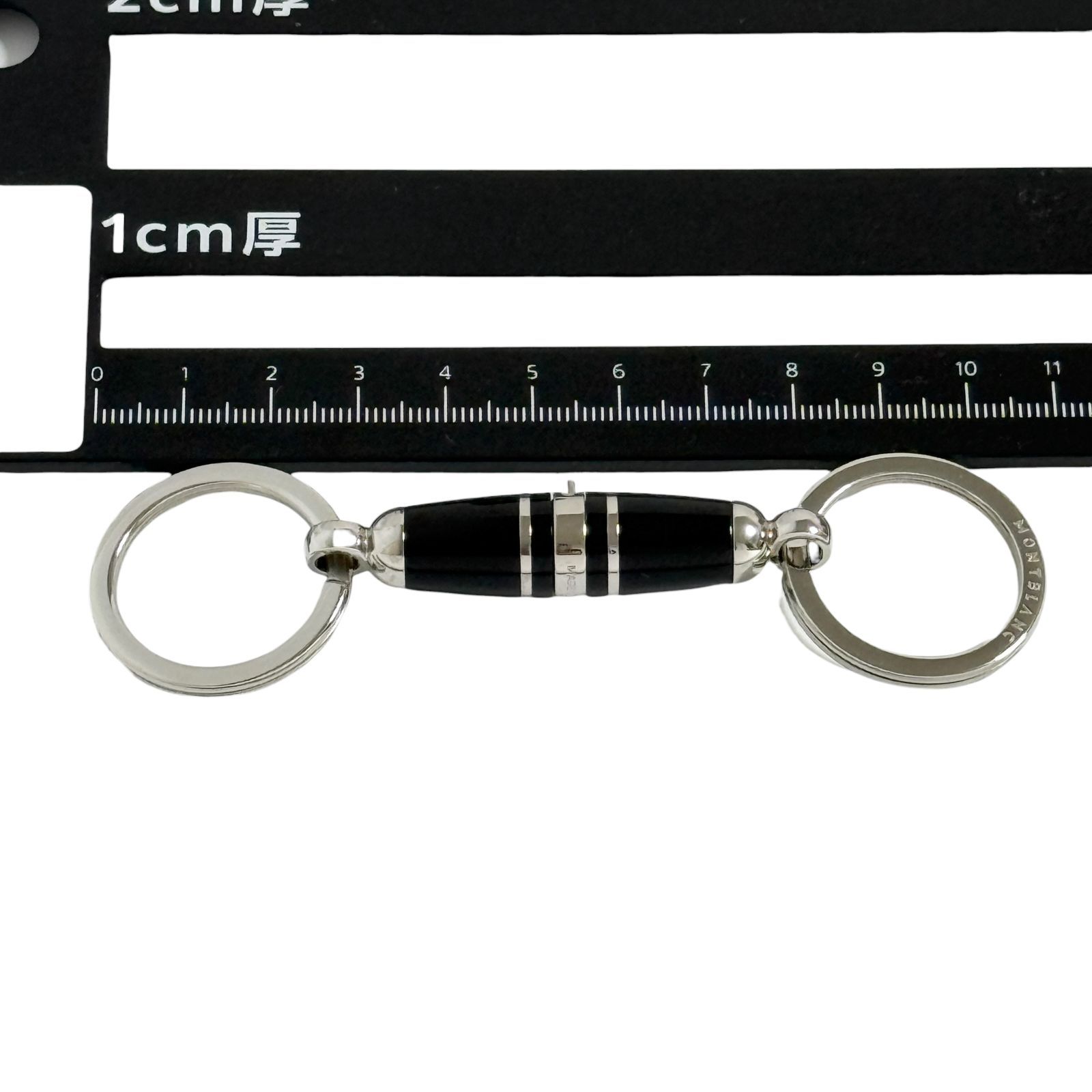 モンブラン メンズ キーリング キーホルダー ダブル リング 未使用判断