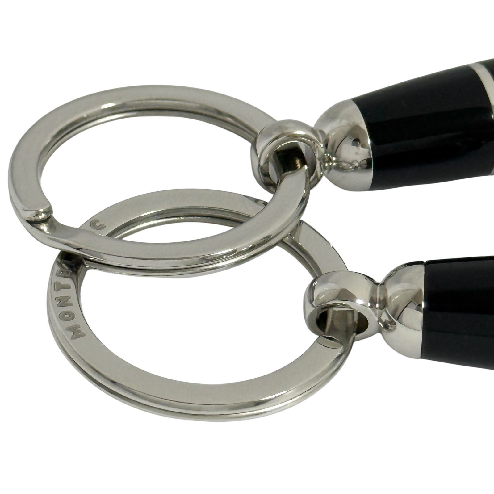 モンブラン メンズ キーリング キーホルダー ダブル リング 未使用判断