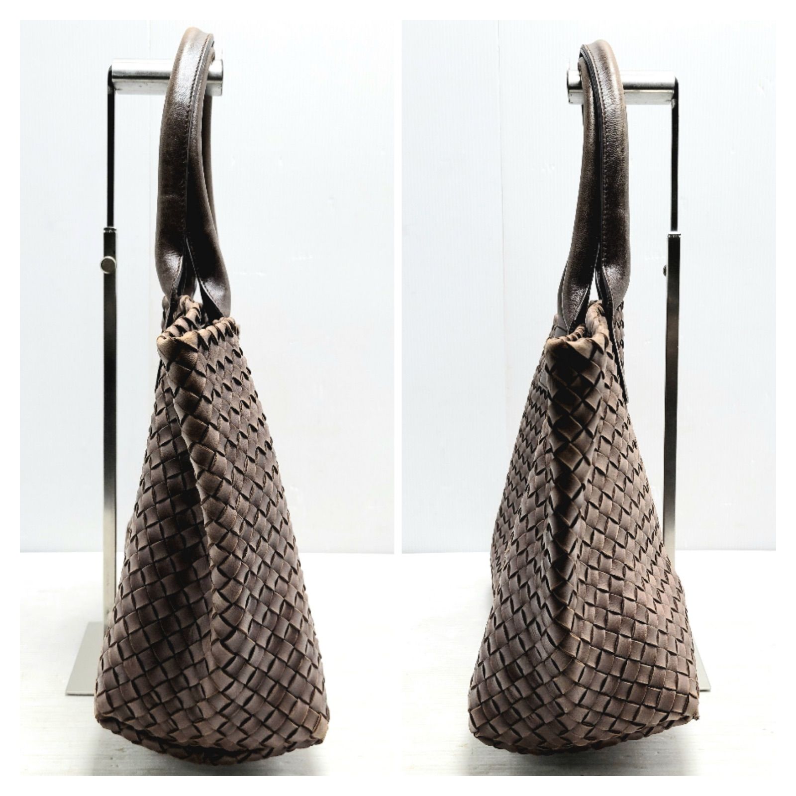 美品】BOTTEGA VENETA ボッテガ ヴェネタ イントレチャート カバMM