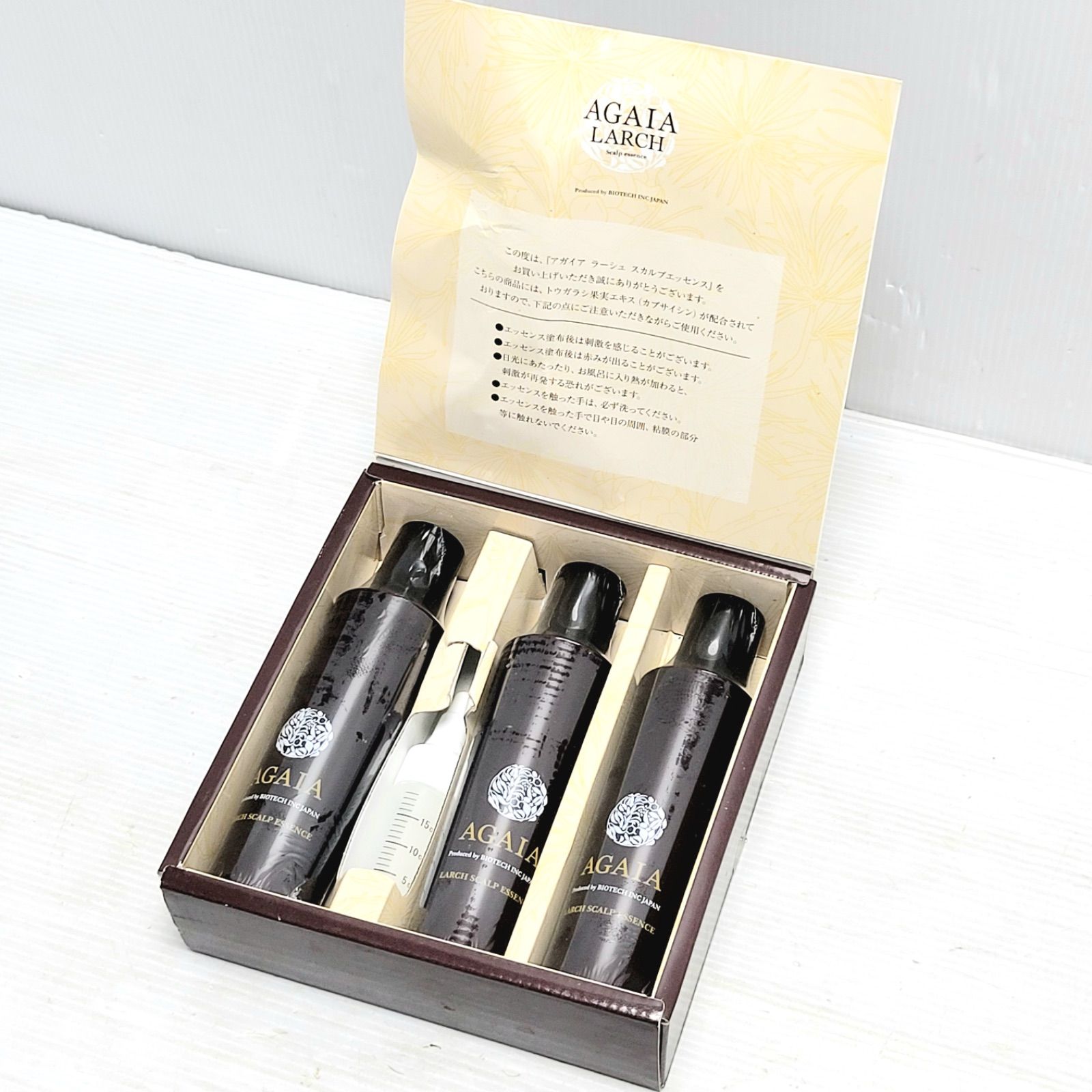 ♥品 バイオテック アガイア ラーシュ スカルプエッセンス 150 mlx 3本