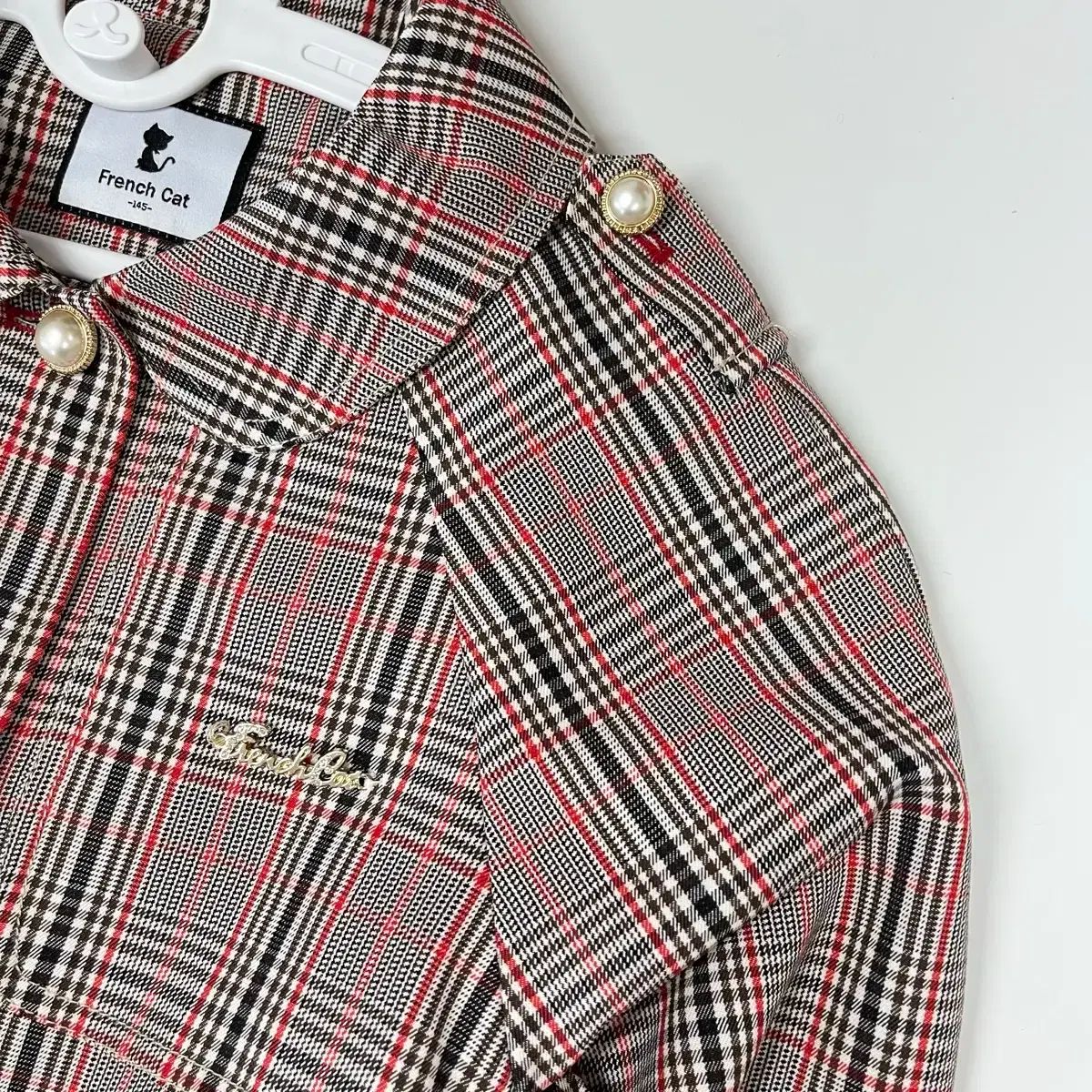 145 フレンチキャット CHECK コート ショップからお知らせ 【公式通販】