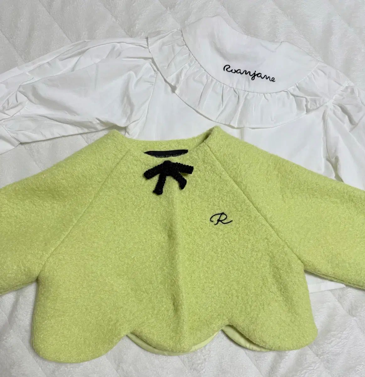 ROAアンドJANE ツイード ジャケット ブラウス セット