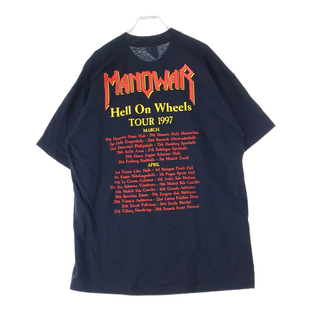VINTAGE (ヴィンテージ) 90s MANOWAR LOUDER THAN HELL 1997 TEE 