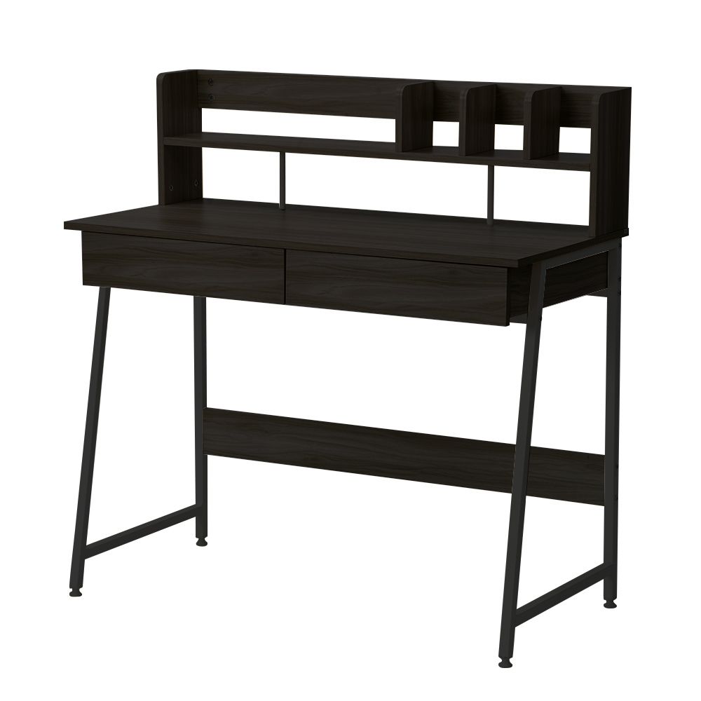 オフィスチェア パソコンデスク セット 引き出し付き 学習机 勉強机 ミシン台 収納台 ワークデスク 在宅ワーク テレワーク 書斎 作業台 新生活 一人暮らし ブラック