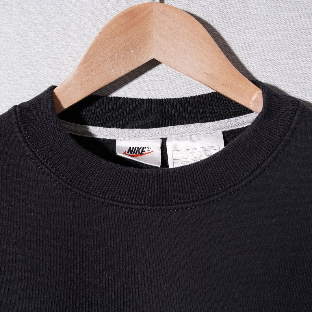 90s USA製 NIKE 銀タグ ロゴスウェット ネイビー L ナイキ | 古着屋