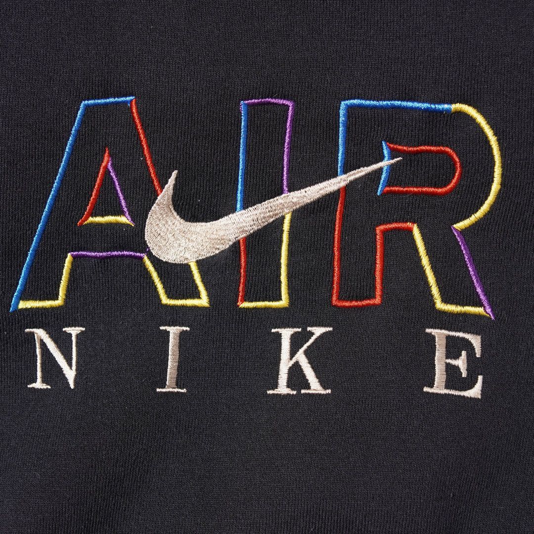 美品 90s USA製 銀タグ ナイキ NIKE スウェット XL相当 表記M ブラック 