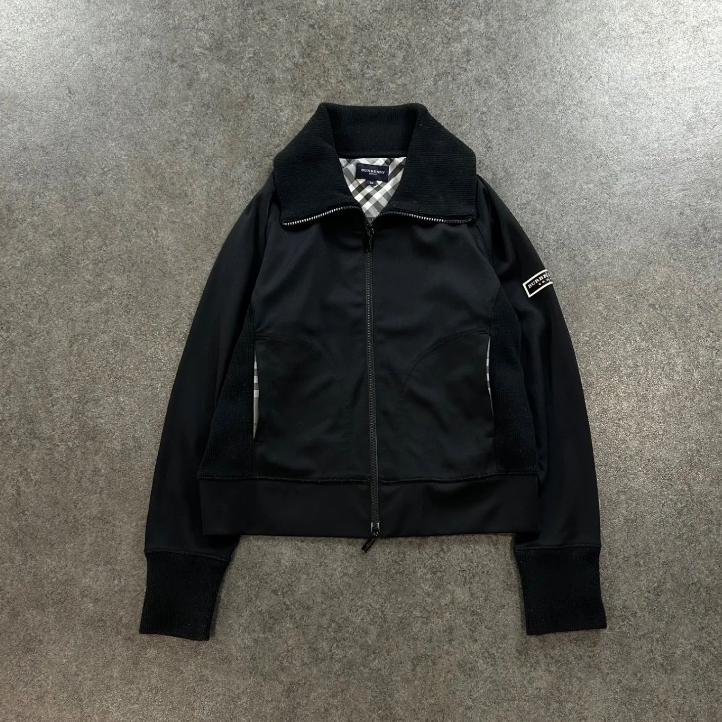 日本製 BURBERRY GOLF バーバリー ゴルフ トラックジャケット ジャージ