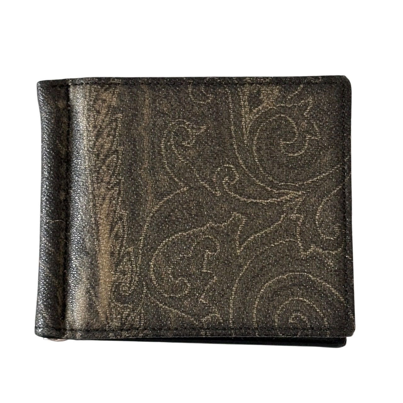ETRO エトロ 財布 二つ折り財布 折財布 札入れ マネークリップ 