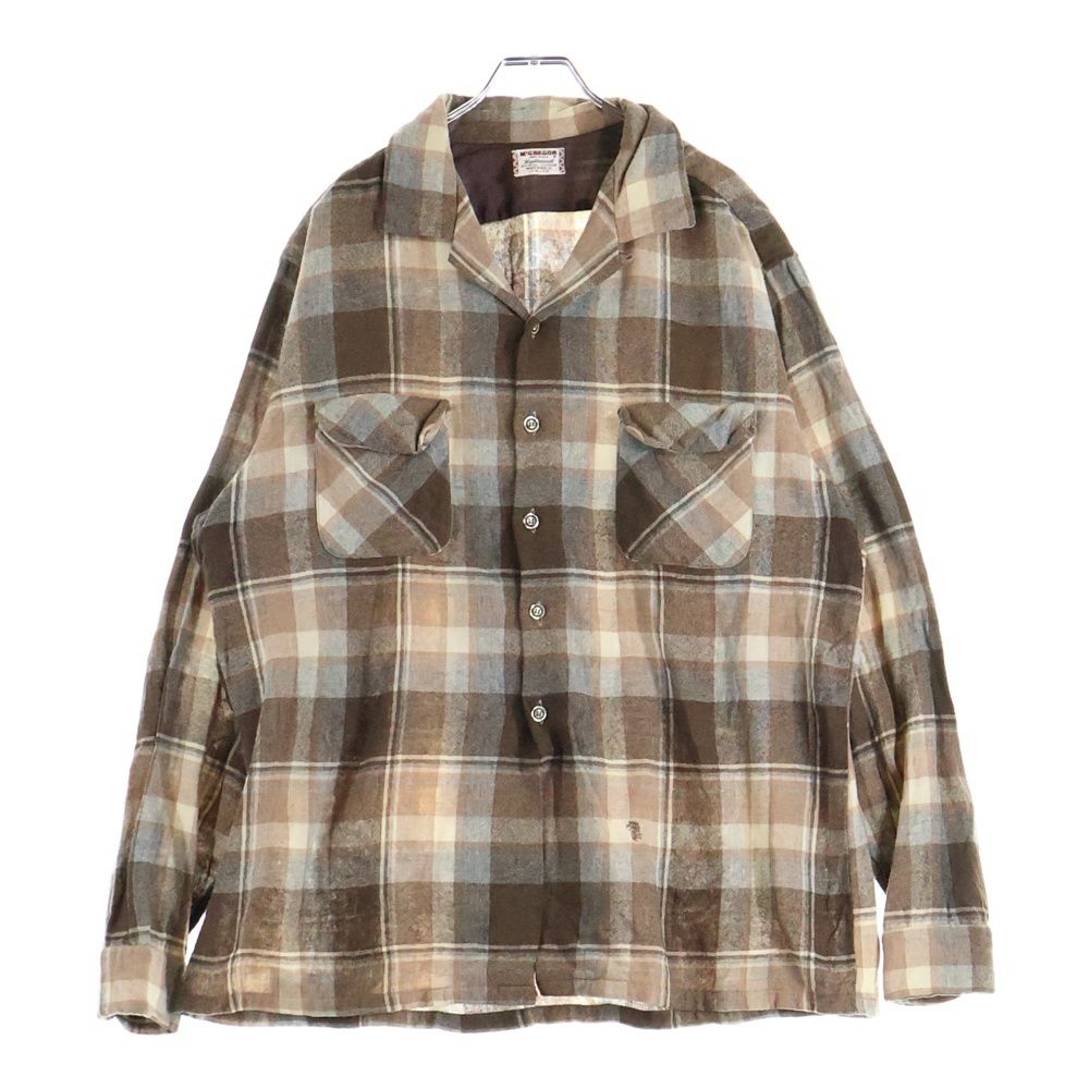 McGREGOR (マクレガー) 50S VINTAGE WOOL CHECK L/S SHIRT BOX TYPE