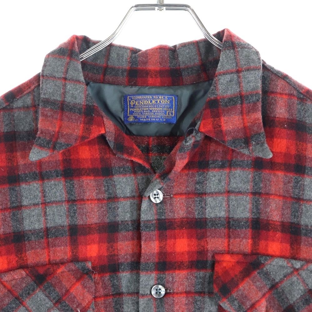 PENDLETON (ペンドルトン) 60S VNTAGE WOOL L/S CHECK SHIRT