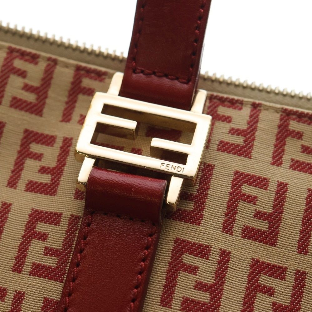 FENDI (フェンディ) ズッキーノ トートバッグ ハンドバッグ ベージュ