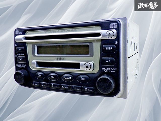 クラリオン clarion 純正 カーオ－ディオ 8701A086 12V カーステ CD MD