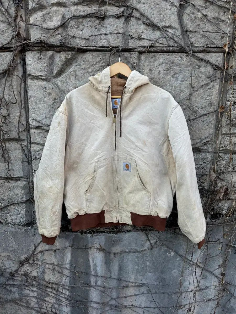USA製 90s Carhartt アクティブジャケット XL ボロ 鬼フェード