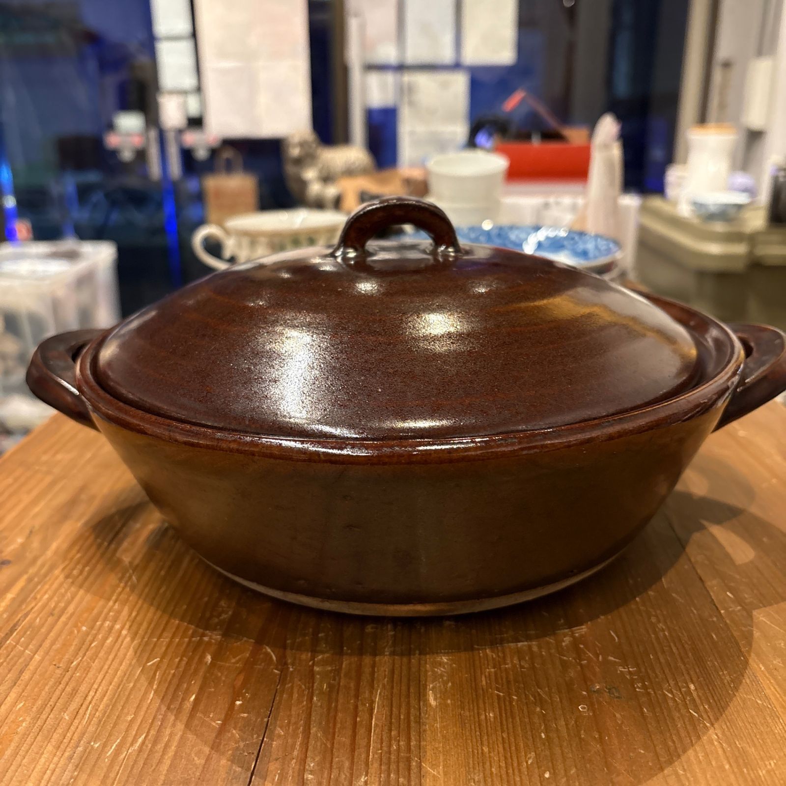 併売品 studio m スタジオエム DAUBE ドゥーブ ブラウン brown 茶色 土鍋