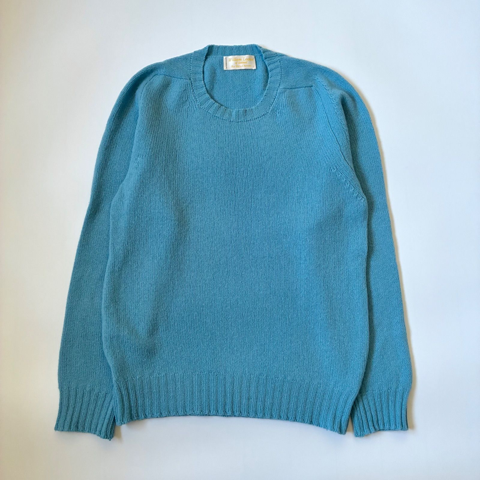 WILLIAM LOCKIE × UNITED ARROWS / サドルショルダー クルーネック 