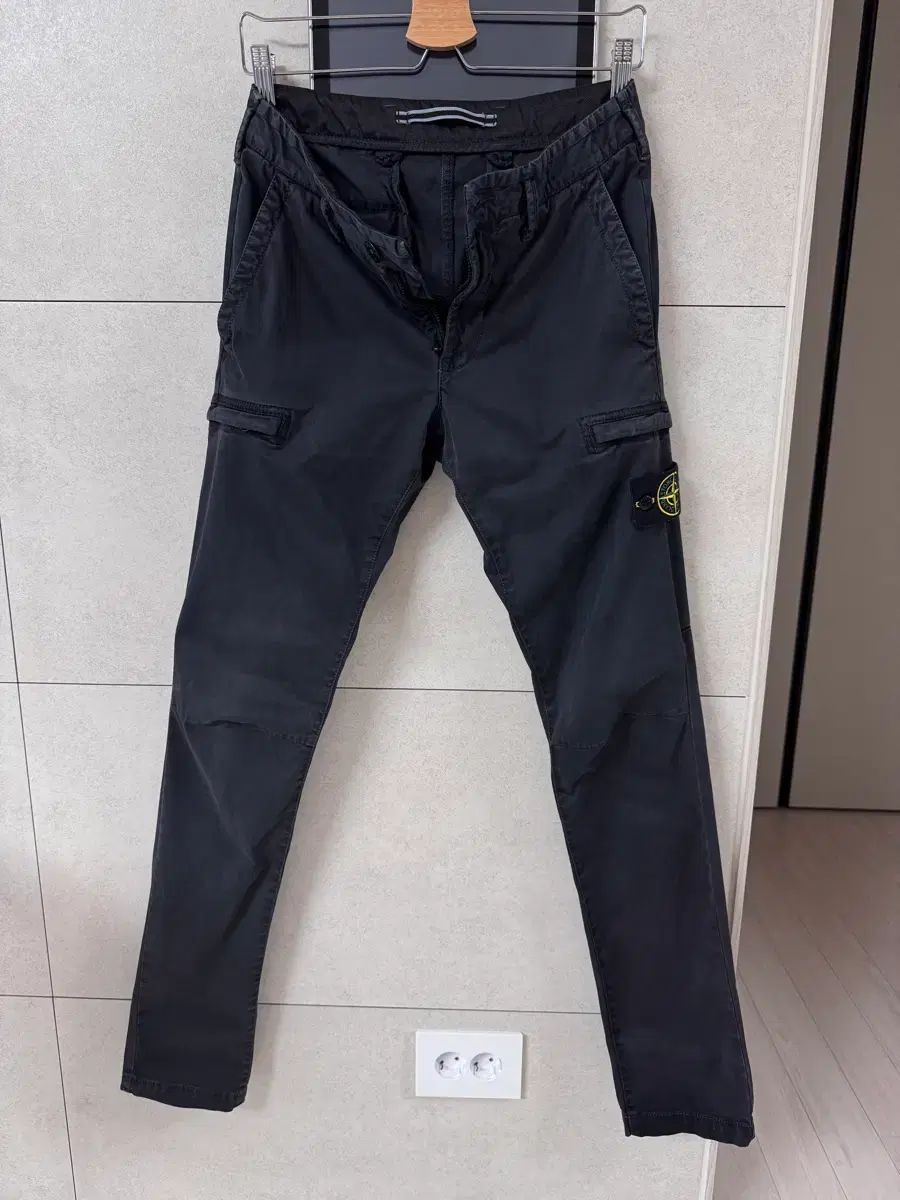 STONE ISLAND ストーンアイランド カーゴパンツ 28インチ ブラック 使用感 적음