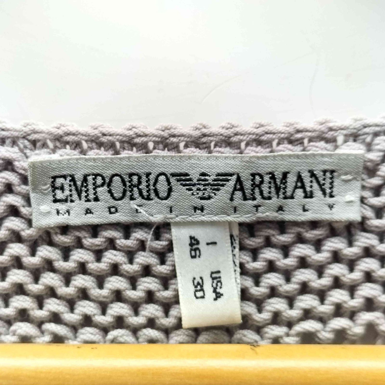 エンポリオアルマーニ EMPORIO ARMANI 90S イタリア製 メッシュ 鍵縫い