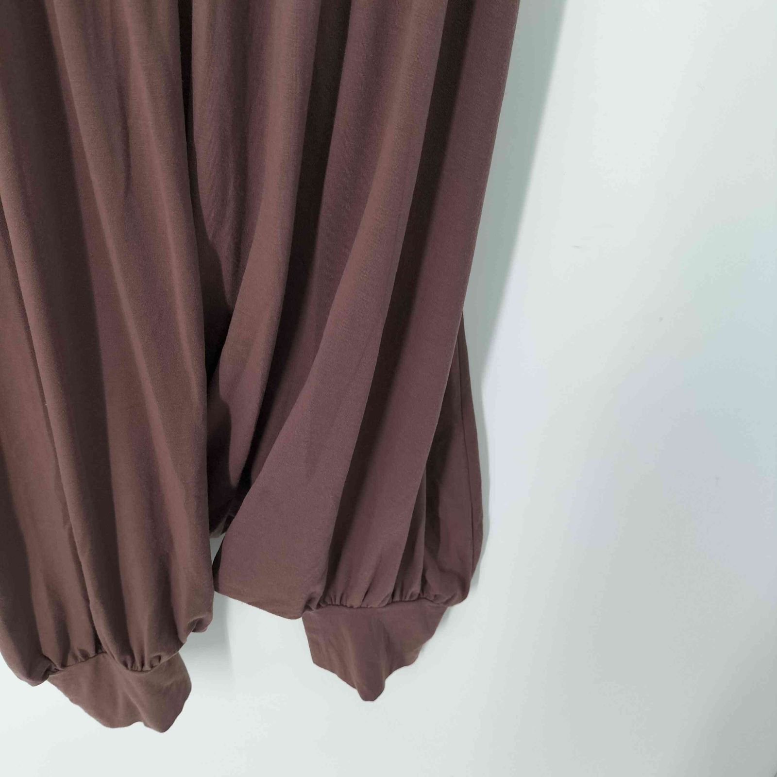 モユル 萌 MOYURU ハイウエストギャザー サルエルパンツ レディース