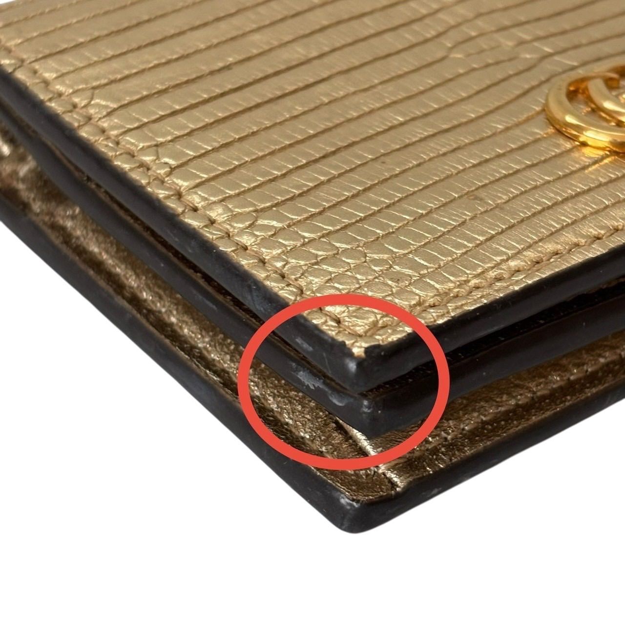 GUCCI グッチ 456126 財布 コンパクトウォレット ミニ財布 二つ折り