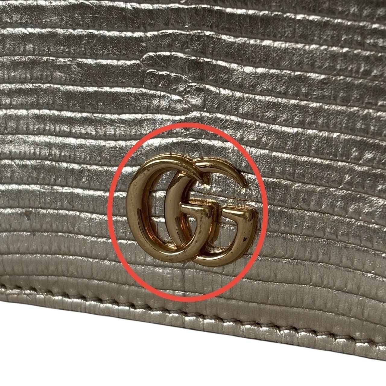 GUCCI グッチ 456126 財布 コンパクトウォレット ミニ財布 二つ折り