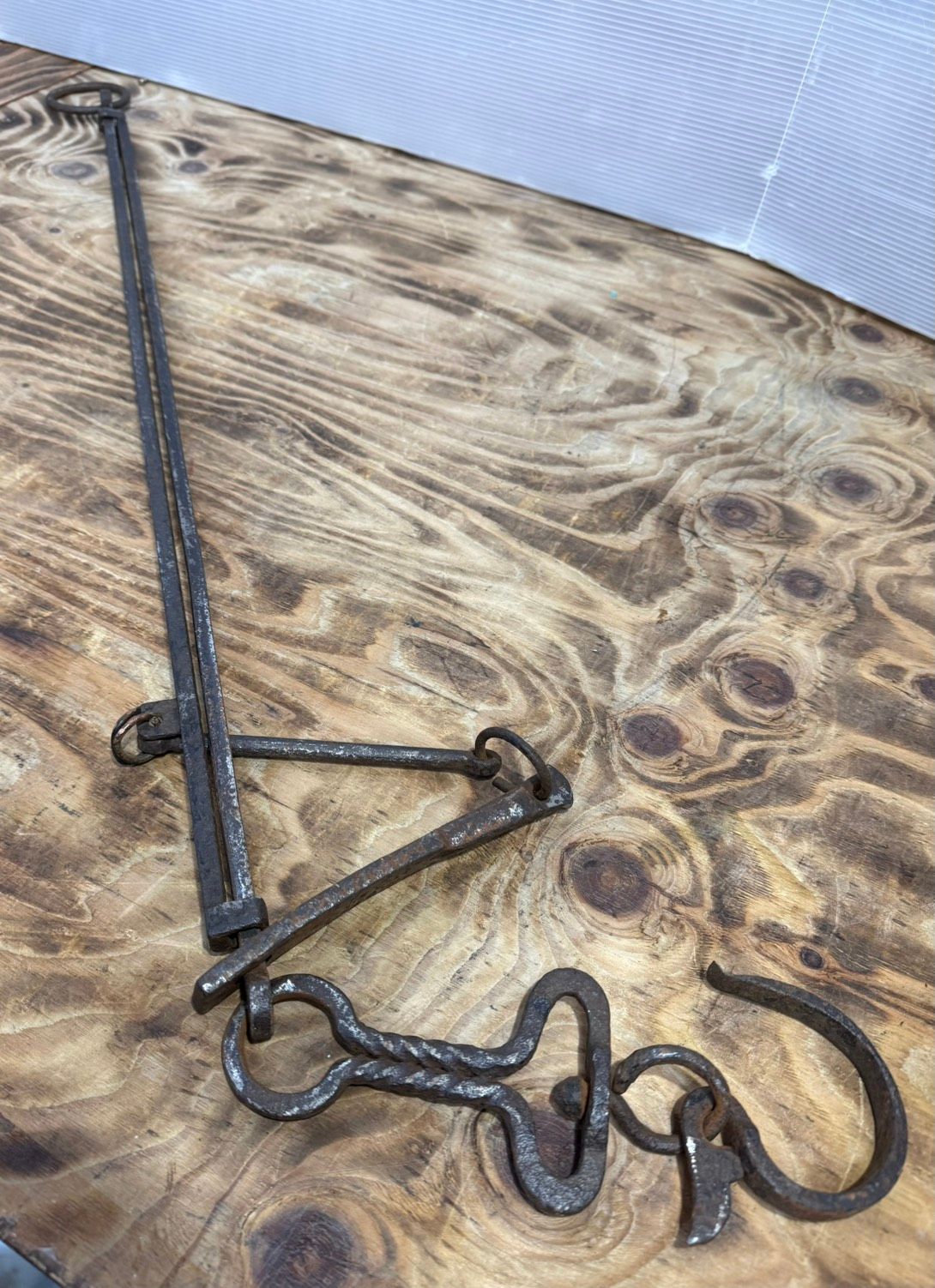 S00939 自在鉤（じざいかぎ） 囲炉裏（いろり） 古民具 - メルカリ