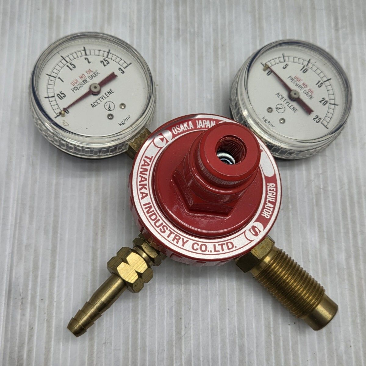 S 01003 田中産業 アセチレンガス用 圧力調整器 レギュレーター 56967