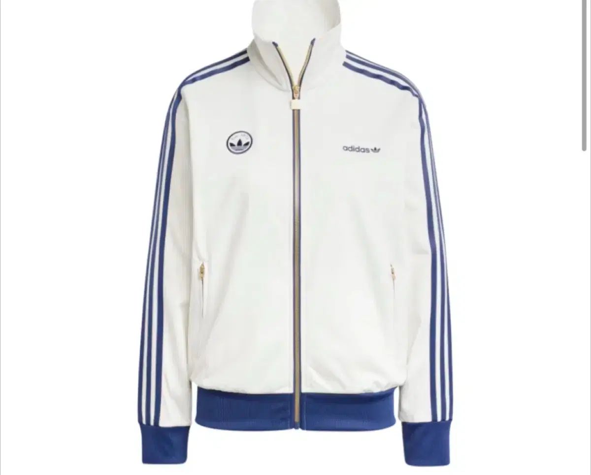 W アディダス ファイヤーバード バッジ トラック トップ クラウド 白 ジャージ L