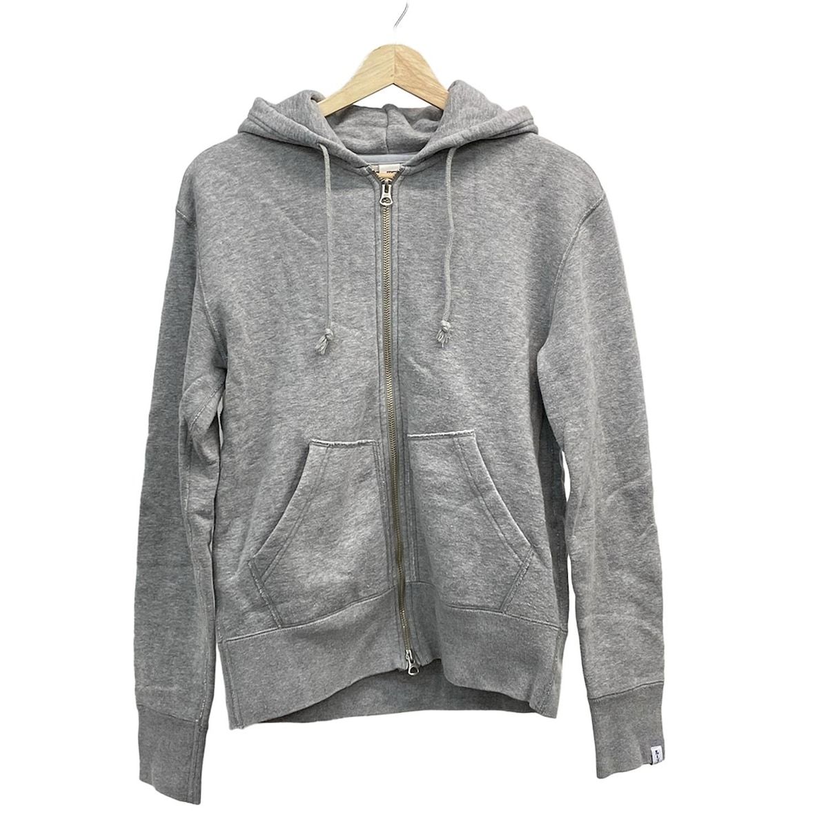 loopwheeler ループウィラー パーカー サイズM レディース グレー 長袖 ジップアップ BEAMSコラボ