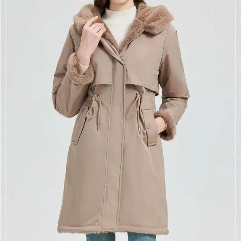 裏ボア 中綿コート