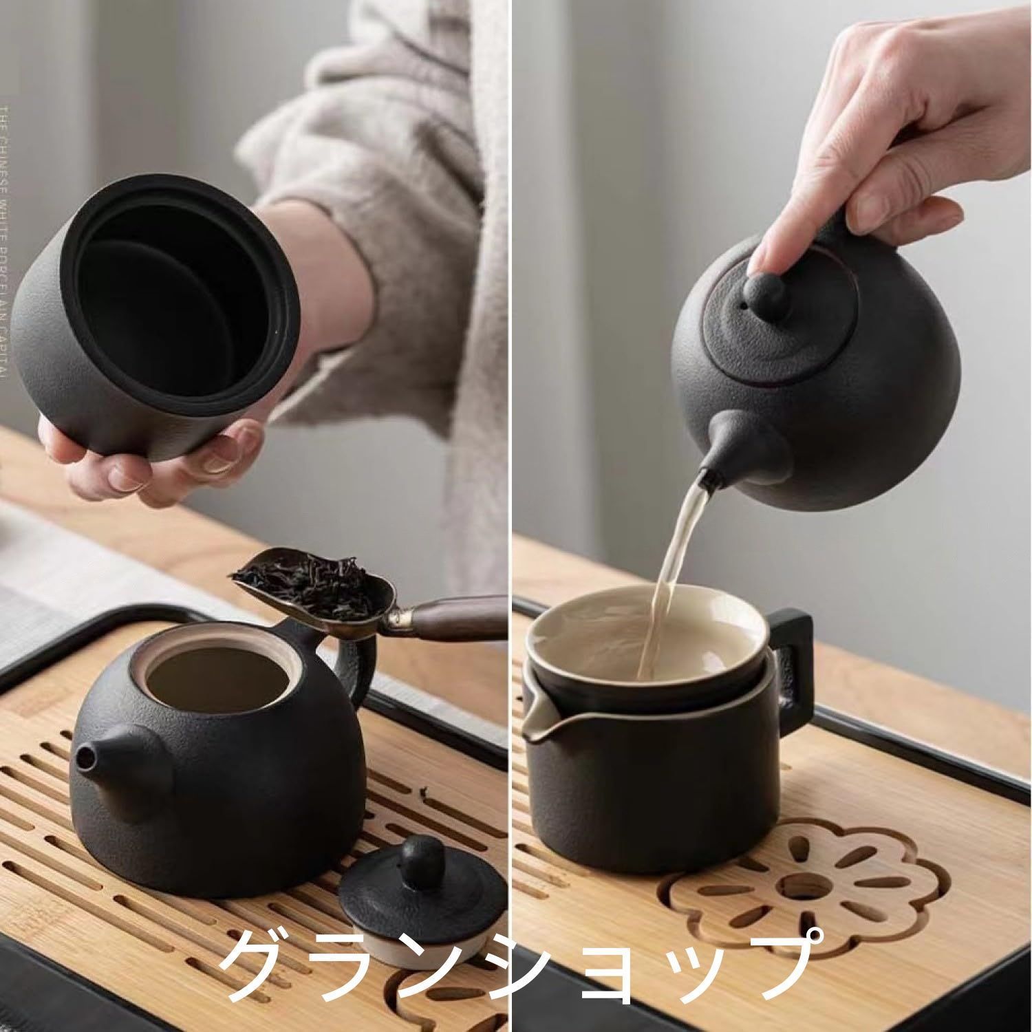 茶器セット未使用、陶器 送料無料 朱泥陶器 中国茶 茶器セット 中国茶器セット 急須 ポット