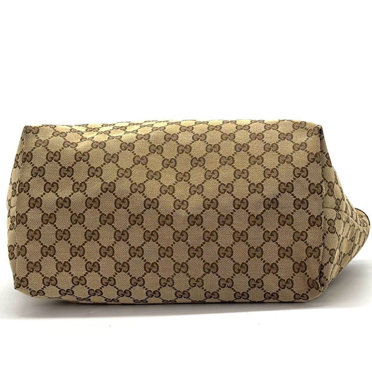 通勤も私服も、これで正解】 GUCCI トートバッグ GGキャンバス 肩掛け