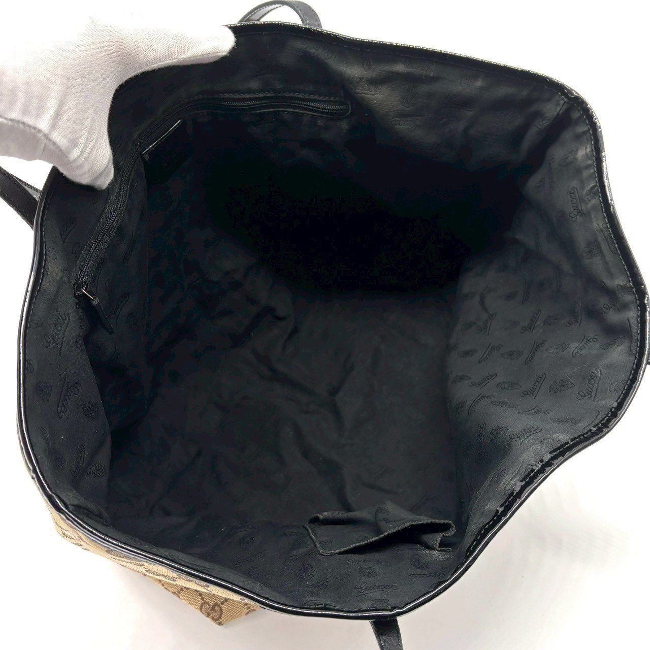 通勤も私服も、これで正解】 GUCCI トートバッグ GGキャンバス 肩掛け