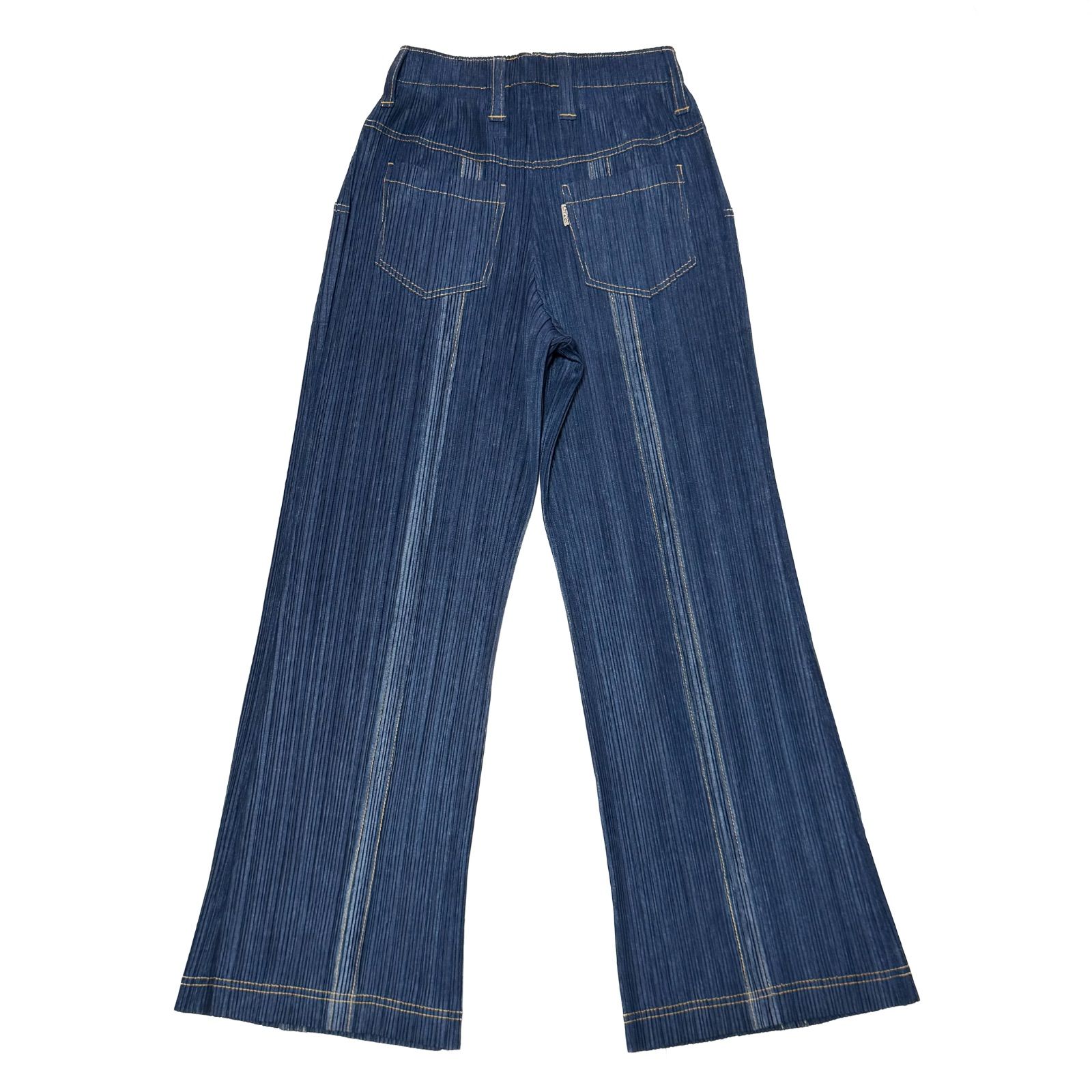 pleats please issey miyake プリーツプリーズ イッセイミヤケ 商品名 PP 91 JF 423 デニム プリーツ サルエルパンツ スラックス