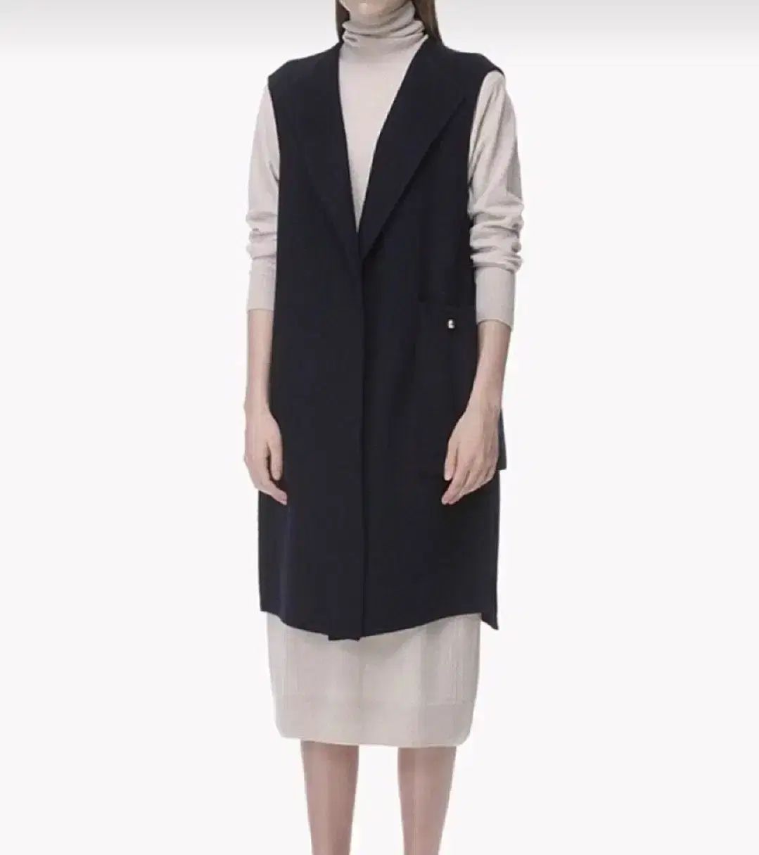 F TIME ウール カシミア ロング ベスト