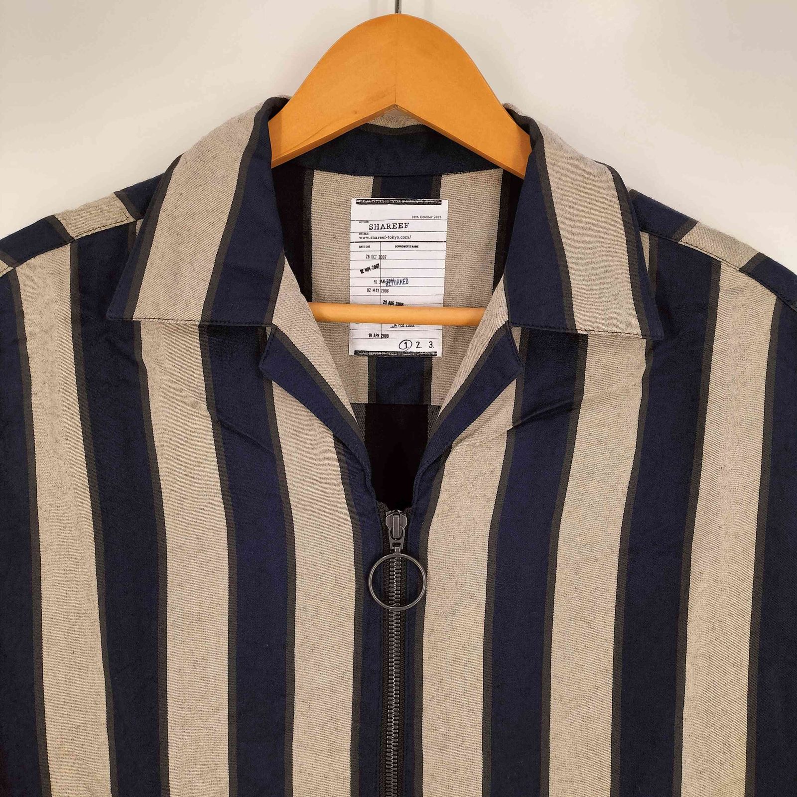 シャリーフ SHAREEF リングジップオープンカラーシャツブルゾン メンズ
