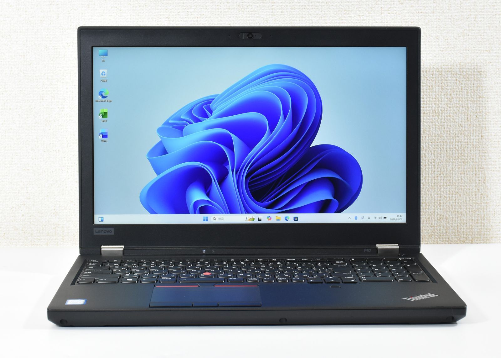 Lenovo ThinkPad P52 Mobile Workstation/Core i7-8750H/メモリ16G