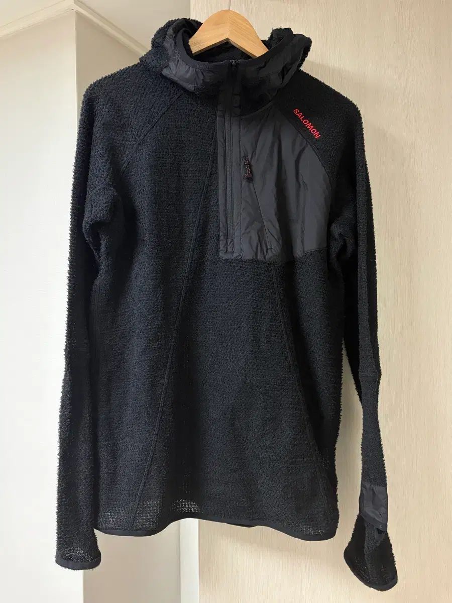 サロモン ポーラテック アルファ ハーフジップアップ フーディー XL 燃料 手袋